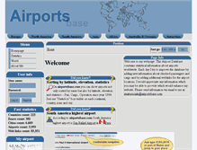 Tablet Screenshot of airportsbase.com